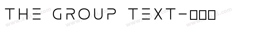 the group text字体转换